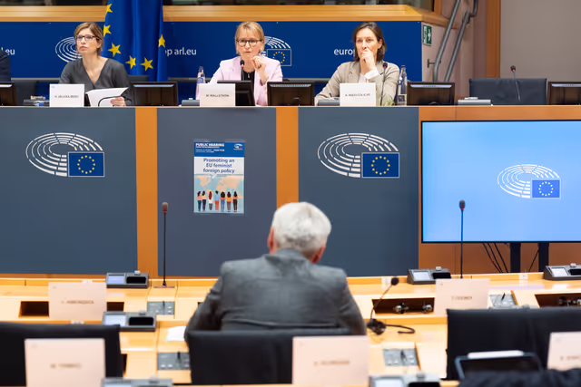 Φωτογραφία 13: AFET - Public hearing on promoting an EU feminist foreign policy