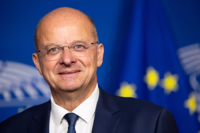 Fotogrāfija 5: Christophe GRUDLER in the EP in Brussels