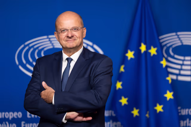 Fotogrāfija 4: Christophe GRUDLER in the EP in Brussels