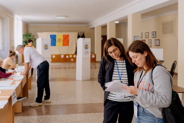 Photo 29 : Election Observation Delegation - Parliamentary Elections in Moldova.