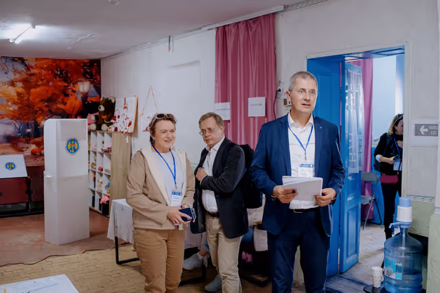 Photo 10 : Election Observation Delegation - Parliamentary Elections in Moldova.