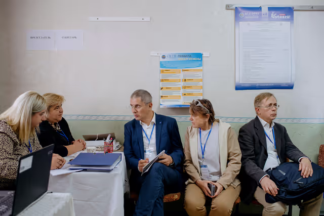 Photo 27 : Election Observation Delegation - Parliamentary Elections in Moldova.