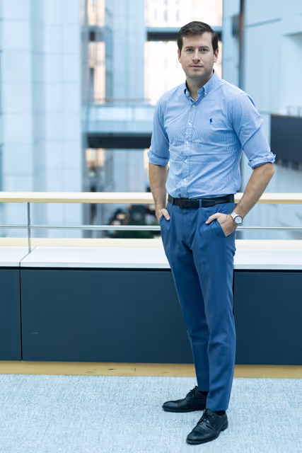 Foto 4: Kristoffer STORM in the EP in Brussels