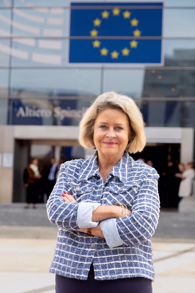 Stine BOSSE in the EP in Brussels