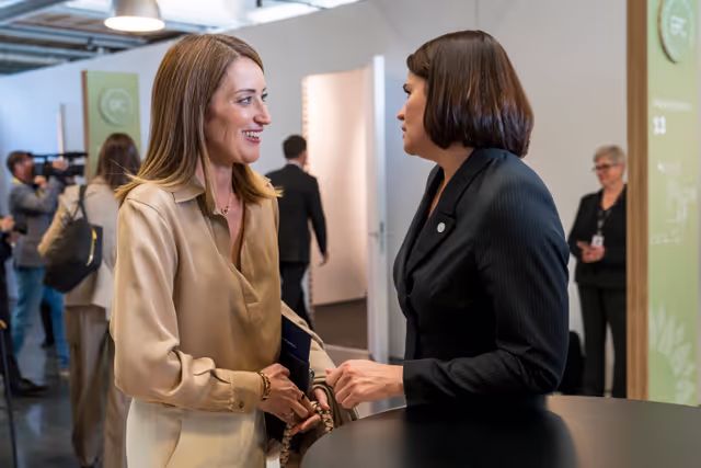 Roberta METSOLA, EP President participates at the Meeting of the European Political Community (EPC) in Copenhagen (Denmark) - Meeting with Sviatlana TSIKHANOUSKAYA, Leader of Belarusian democratic opposition forces