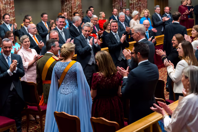 Foto 27: Roberta METSOLA, EP President participates to the abdication ceremony of HRH Grand Duke Henri and the swearing-in ceremony of HRH Grand Duke Guillaume