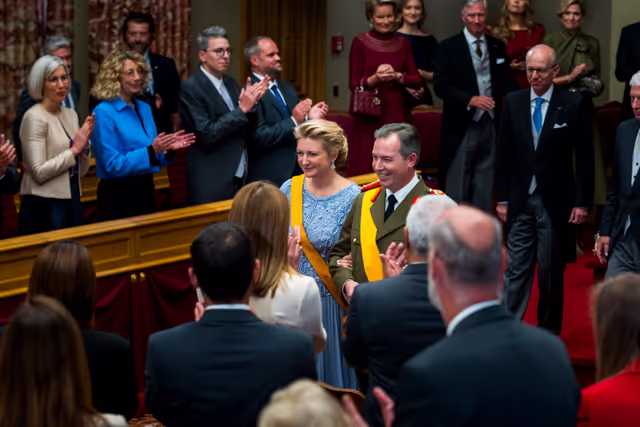 Foto 15: Roberta METSOLA, EP President participates to the abdication ceremony of HRH Grand Duke Henri and the swearing-in ceremony of HRH Grand Duke Guillaume