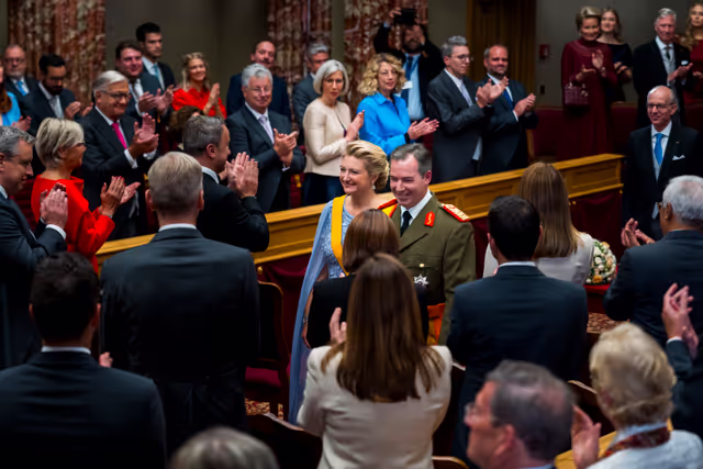 Foto 14: Roberta METSOLA, EP President participates to the abdication ceremony of HRH Grand Duke Henri and the swearing-in ceremony of HRH Grand Duke Guillaume