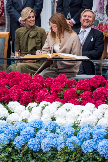 Foto 3: Roberta METSOLA, EP President participates to the abdication ceremony of HRH Grand Duke Henri and the swearing-in ceremony of HRH Grand Duke Guillaume