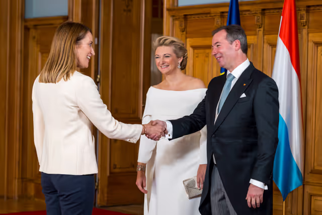 Roberta METSOLA, EP President participates to the abdication ceremony of HRH Grand Duke Henri and the swearing-in ceremony of HRH Grand Duke Guillaume