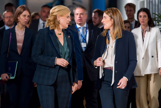 Roberta METSOLA, EP President meets with Julia KLÖCKNER, President of the German Bundestag