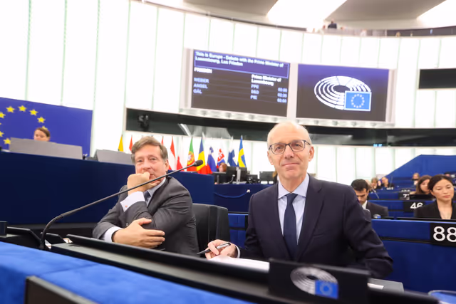 Foto 14: EP Plenary session - This is Europe - Debate with Luc FRIEDEN, Luxembourgish Prime Minister