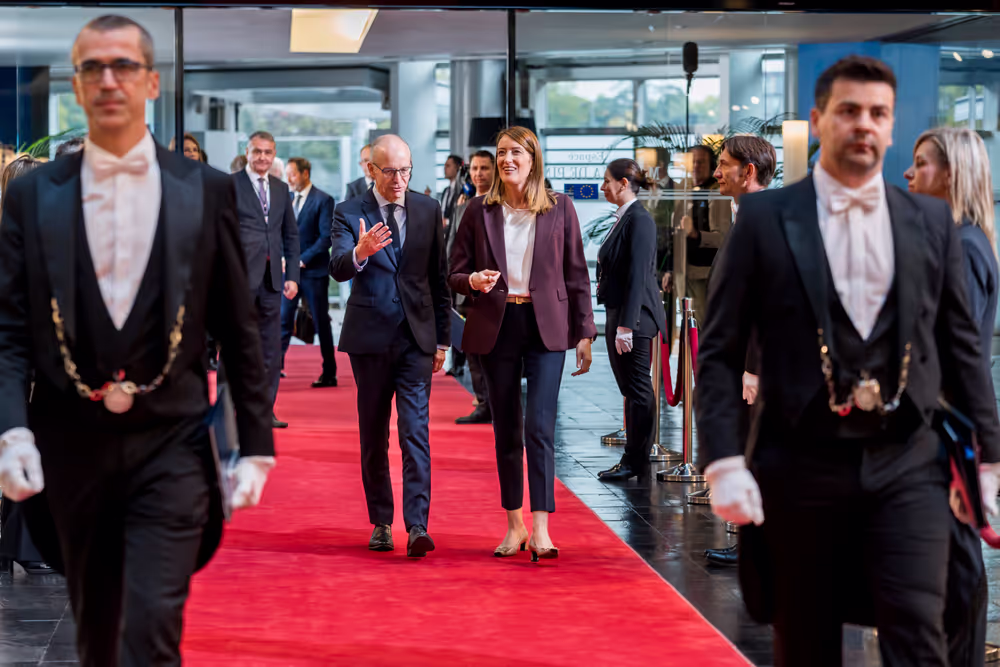 Roberta METSOLA, EP President  meets with Luc FRIEDEN, Luxembourg Prime Minister