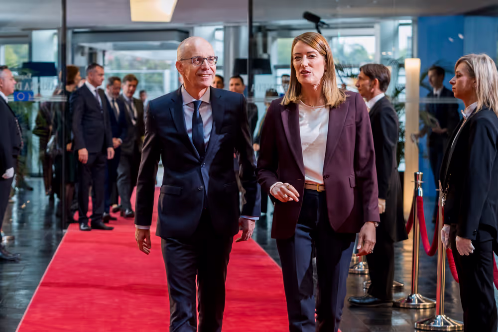 Roberta METSOLA, EP President  meets with Luc FRIEDEN, Luxembourg Prime Minister