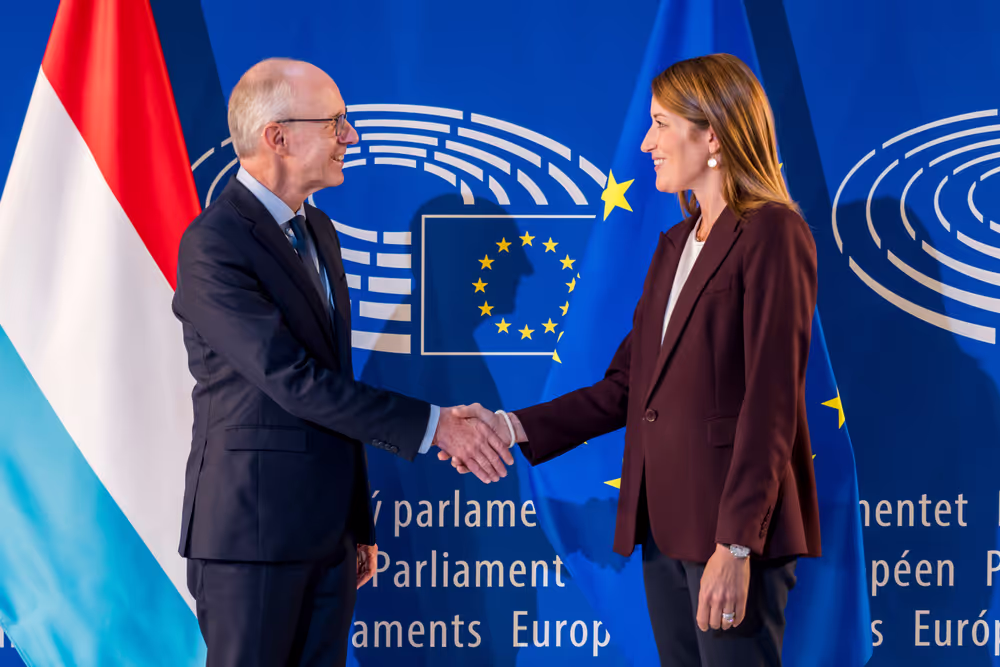 Roberta METSOLA, EP President  meets with Luc FRIEDEN, Luxembourg Prime Minister