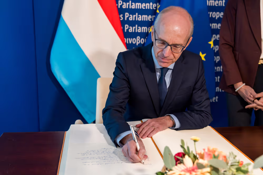 Roberta METSOLA, EP President  meets with Luc FRIEDEN, Luxembourg Prime Minister