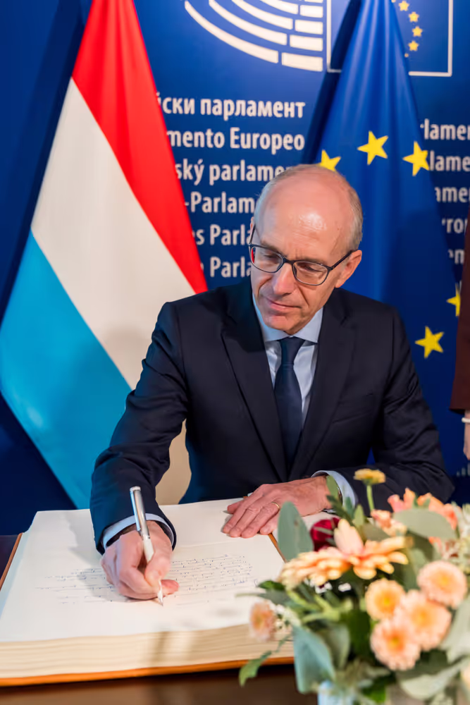 Roberta METSOLA, EP President  meets with Luc FRIEDEN, Luxembourg Prime Minister