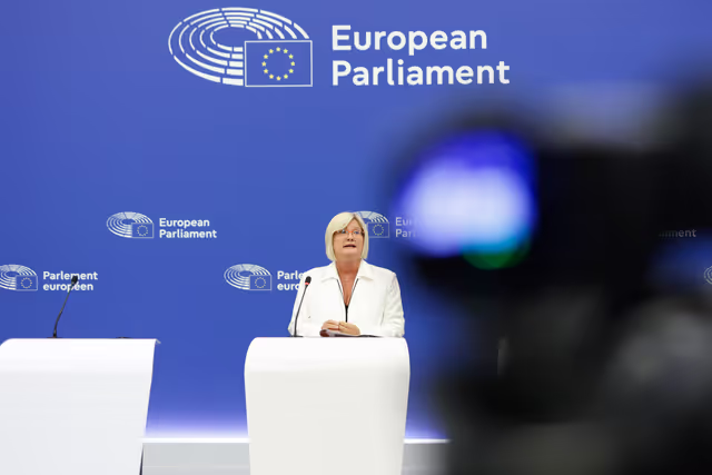 Fotografija 14: Press briefing Patriots for Europe