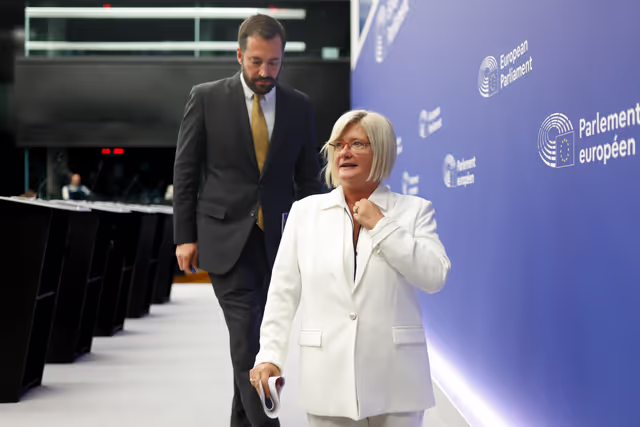 Fotografija 1: Press briefing Patriots for Europe