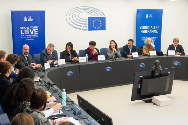LUX Audience Award 2026 - Meeting with Vice-President Sabine Verheyen, responsible for the LUX Audience Award, along with Members of the Committee on Culture and Education and film representatives