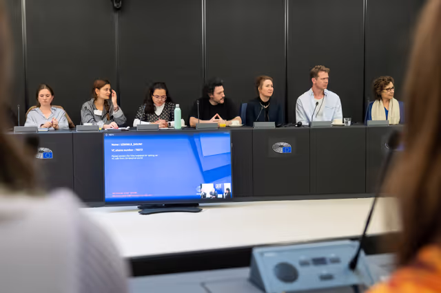 Foto 24: LUX Audience Award 2026 - Meeting with Vice-President Sabine Verheyen, responsible for the LUX Audience Award, along with Members of the Committee on Culture and Education and film representatives