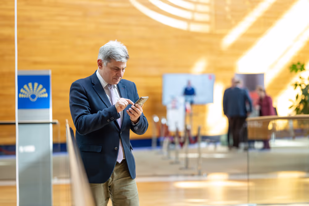 Nikolas FARANTOURIS in the EP in Strasbourg