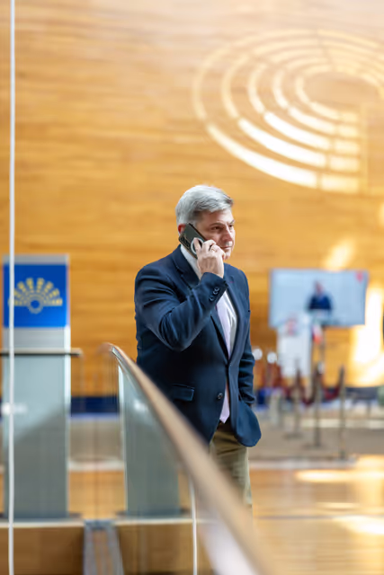 Fotografie 14: Nikolas FARANTOURIS in the EP in Strasbourg