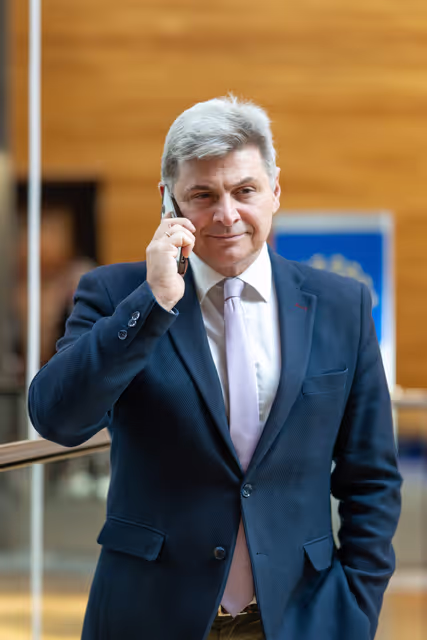 Fotografie 3: Nikolas FARANTOURIS in the EP in Strasbourg