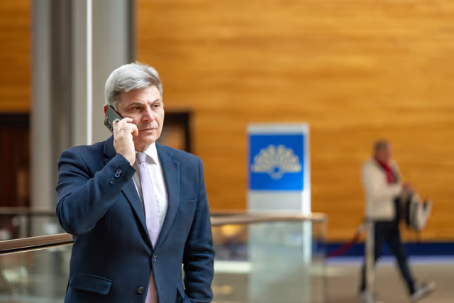 Fotografie 6: Nikolas FARANTOURIS in the EP in Strasbourg