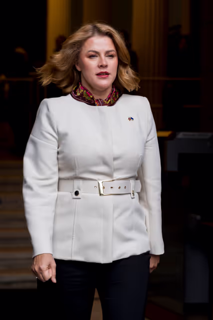 Fotografija 19: Official visit by Roberta METSOLA, EP President to Riga (Latvia) - Meeting with Evika SILIŅA, Latvian Prime Minister