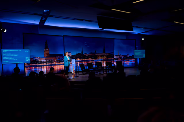 Fotografija 6: Official visit by Roberta METSOLA, EP President to Riga (Latvia) - Speech at The Rīga Conference 2025 - Unity, Security and Resilience in a Fragmented World