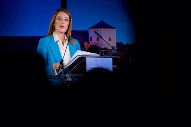 Fotografija 4: Official visit by Roberta METSOLA, EP President to Riga (Latvia) - Speech at The Rīga Conference 2025 - Unity, Security and Resilience in a Fragmented World