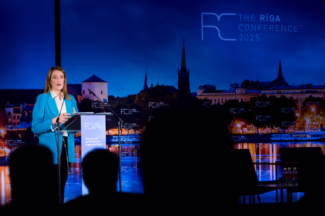 Official visit by Roberta METSOLA, EP President to Riga (Latvia) - Speech at The Rīga Conference 2025 - Unity, Security and Resilience in a Fragmented World
