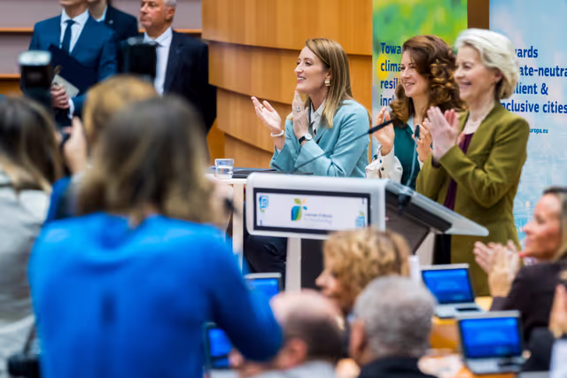 EU Covenant of Mayors Ceremony 2025 Cities and Towns Securing Europe's Future