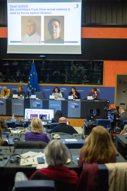 Foto 34: The Daphne Caruana Galizia Prize for journalism press seminar ' Silencing journalists' voices around the world '