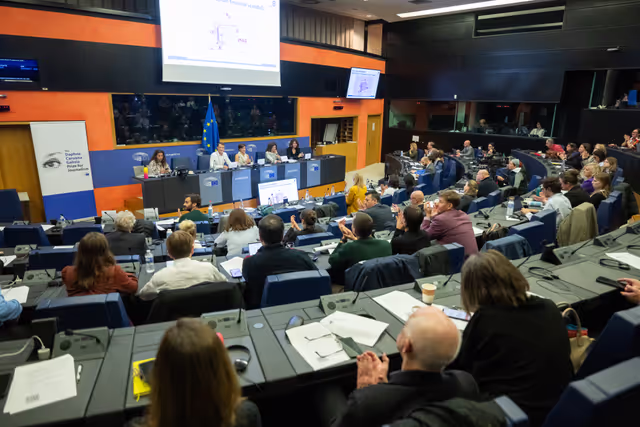 Foto 5: The Daphne Caruana Galizia Prize for journalism press seminar ' Silencing journalists' voices around the world '