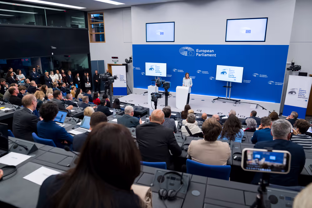 Daphne Caruana Galizia Prize 2025 ceremony