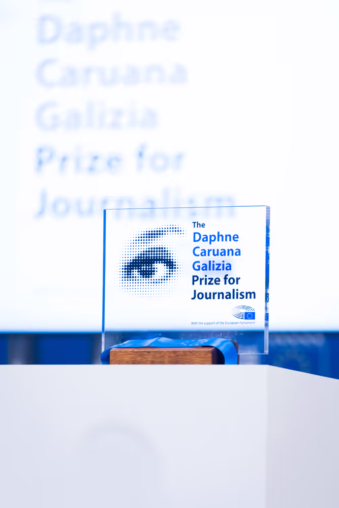 Daphne Caruana Galizia Prize 2025 ceremony