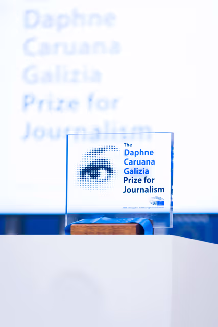Foto 42: Daphne Caruana Galizia Prize 2025 ceremony