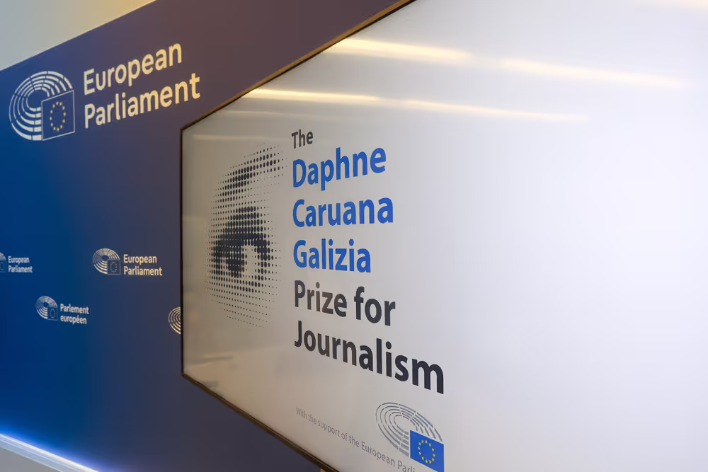 Daphne Caruana Galizia Prize 2025 ceremony