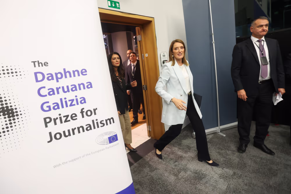 Daphne Caruana Galizia Prize 2025 ceremony