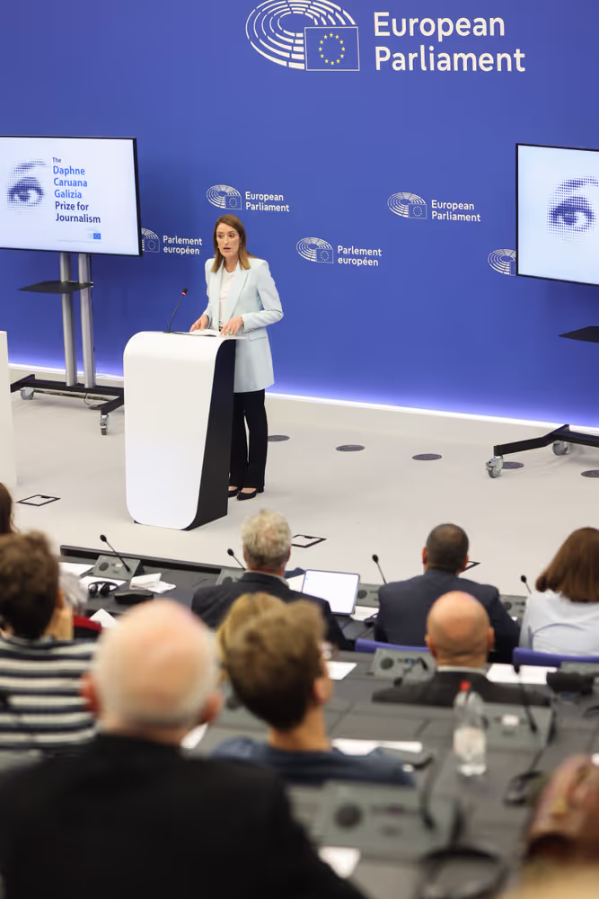 Daphne Caruana Galizia Prize 2025 ceremony