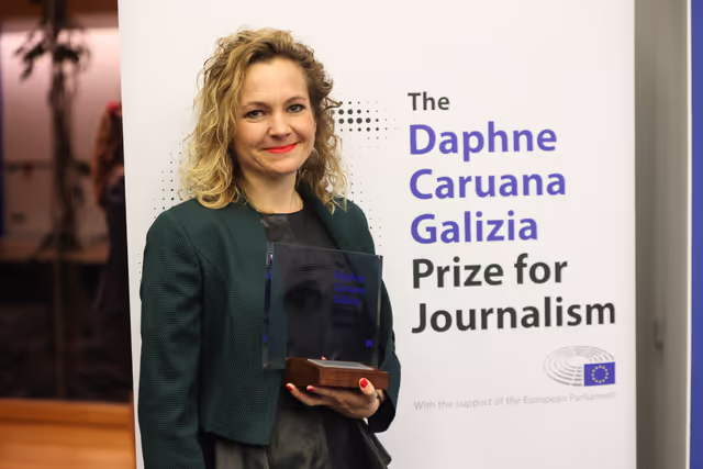 Daphne Caruana Galizia Prize 2025 ceremony