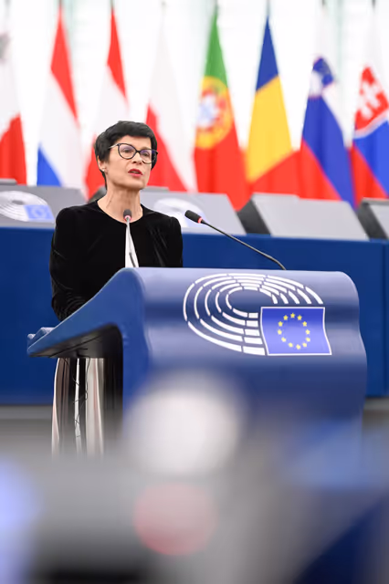 Fotografi 47: EP Plenary session - Polarisation and increased repression in Serbia, one year after the Novi Sad tragedy