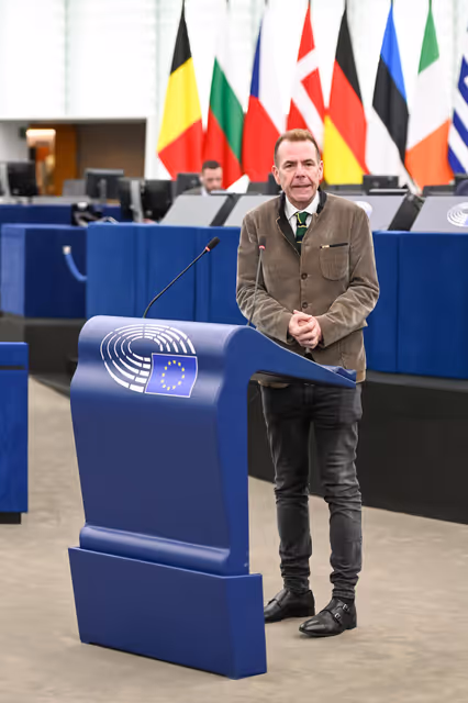 Fotografi 39: EP Plenary session - Polarisation and increased repression in Serbia, one year after the Novi Sad tragedy