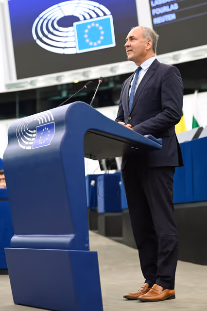 Fotografi 10: EP Plenary session - Polarisation and increased repression in Serbia, one year after the Novi Sad tragedy