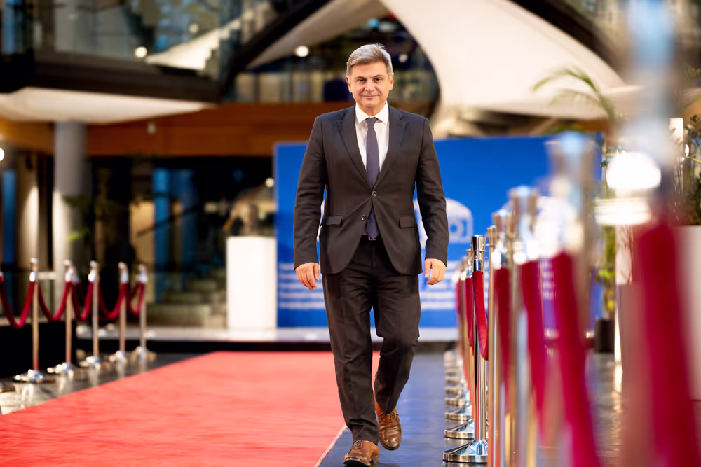 Nikolas FARANTOURIS in thee EP in Strasbourg