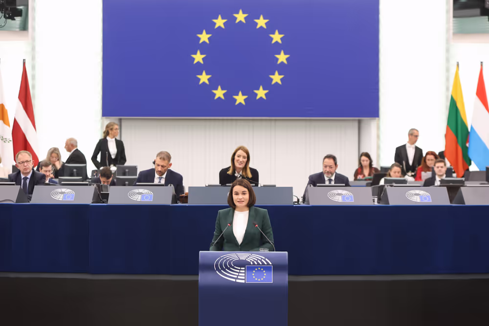 EP Plenary session - Formal Sitting with Sergey TIHANOVSKI, Sakharov Prize laureate 2020 and Sviatlana TSIKHANOUSKAYA, leader of democratic forces of Belarus