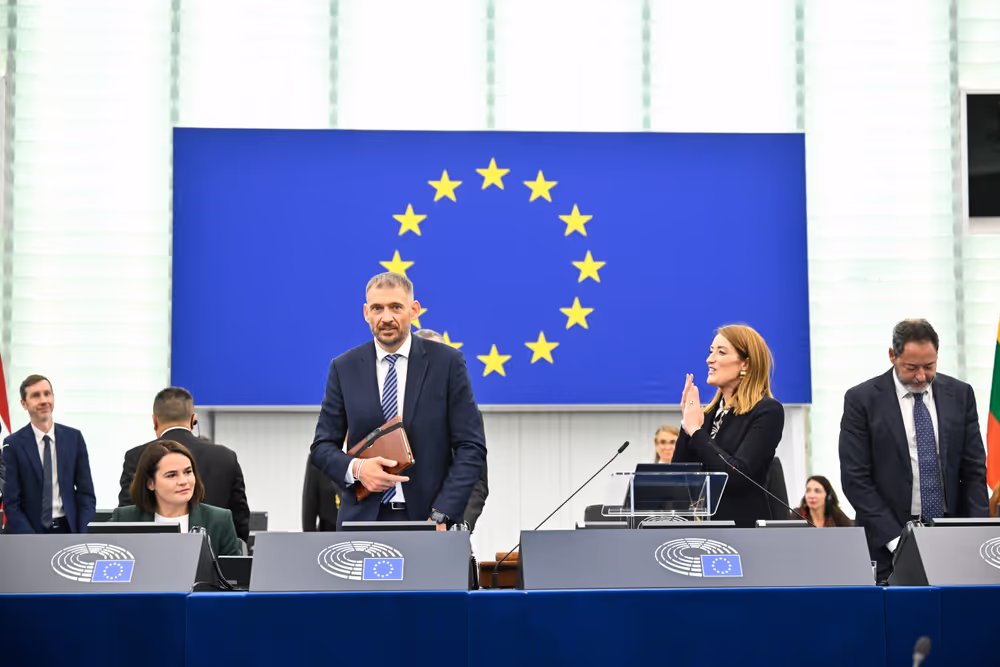 EP Plenary session - Formal Sitting with Sergey TIHANOVSKI, Sakharov Prize laureate 2020 and Sviatlana TSIKHANOUSKAYA, leader of democratic forces of Belarus