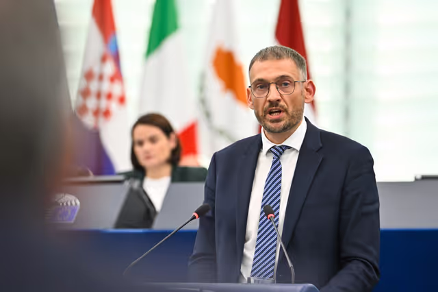 Foto 11: EP Plenary session - Formal Sitting with Sergey TIHANOVSKI, Sakharov Prize laureate 2020 and Sviatlana TSIKHANOUSKAYA, leader of democratic forces of Belarus